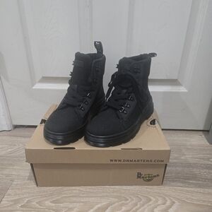 Dr. Martens Womens Black Lace-Up Boots